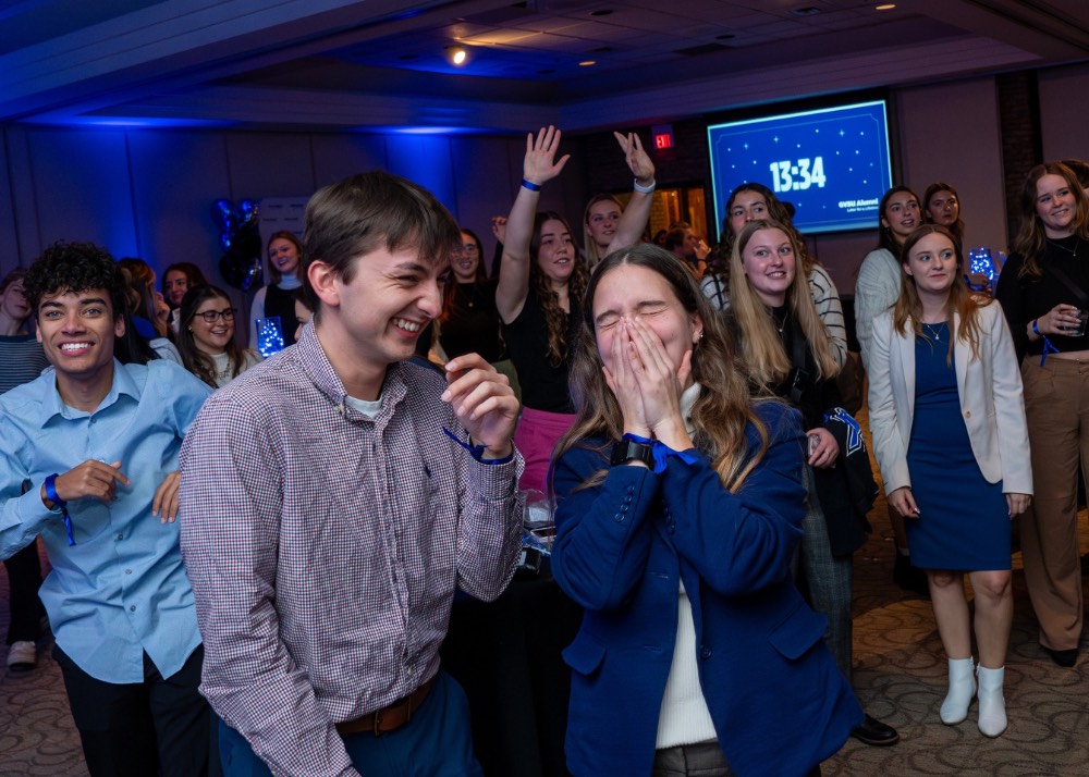 Two friends laughing